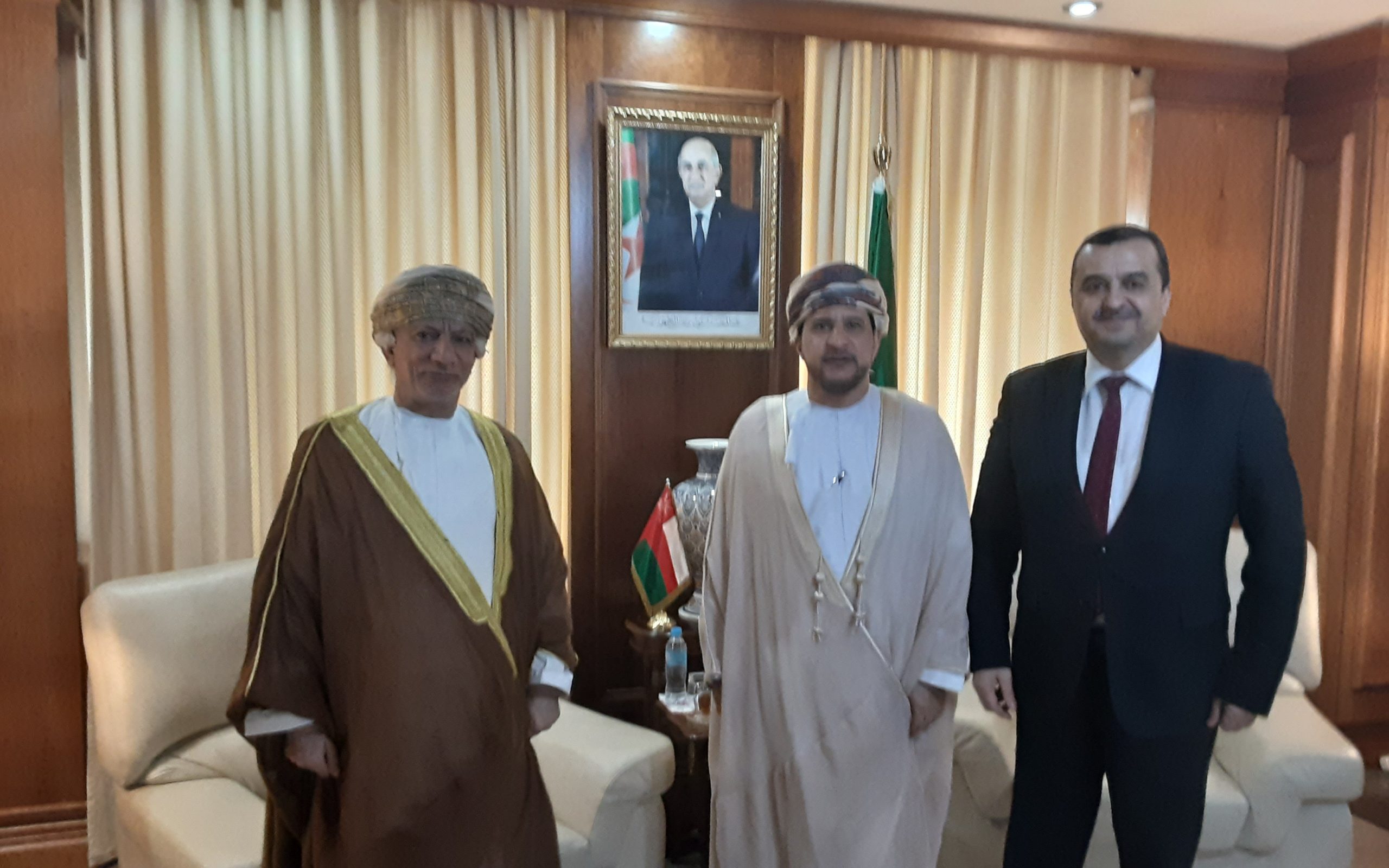 Photo de Monsieur Mohamed ARKAB REÇOIT Saif Bin Nasser Bin Rashid Al-Badai, Ambassadeur du Sultanat d’Oman